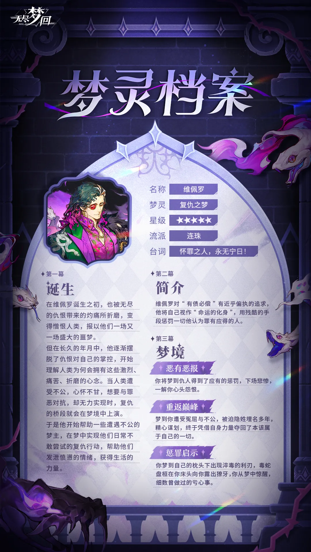 【复仇之梦】让我想想，下一次，该用这把匕首割开谁的喉咙~