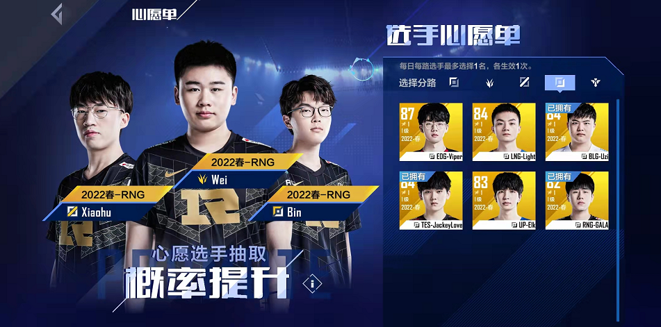 这个是心愿选手是什么呀？