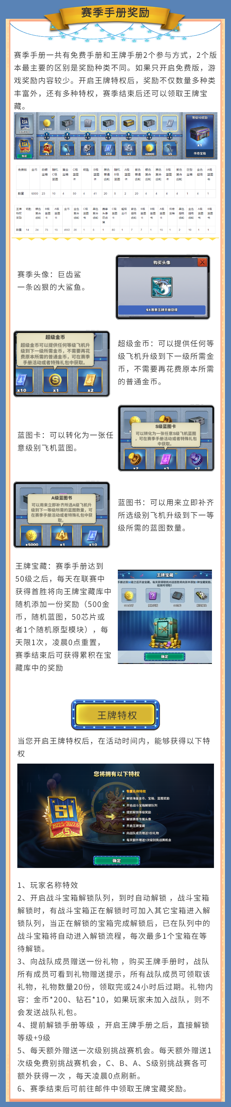 版本预告 | 新版本赛季爆料，空中飞鲨强势出击