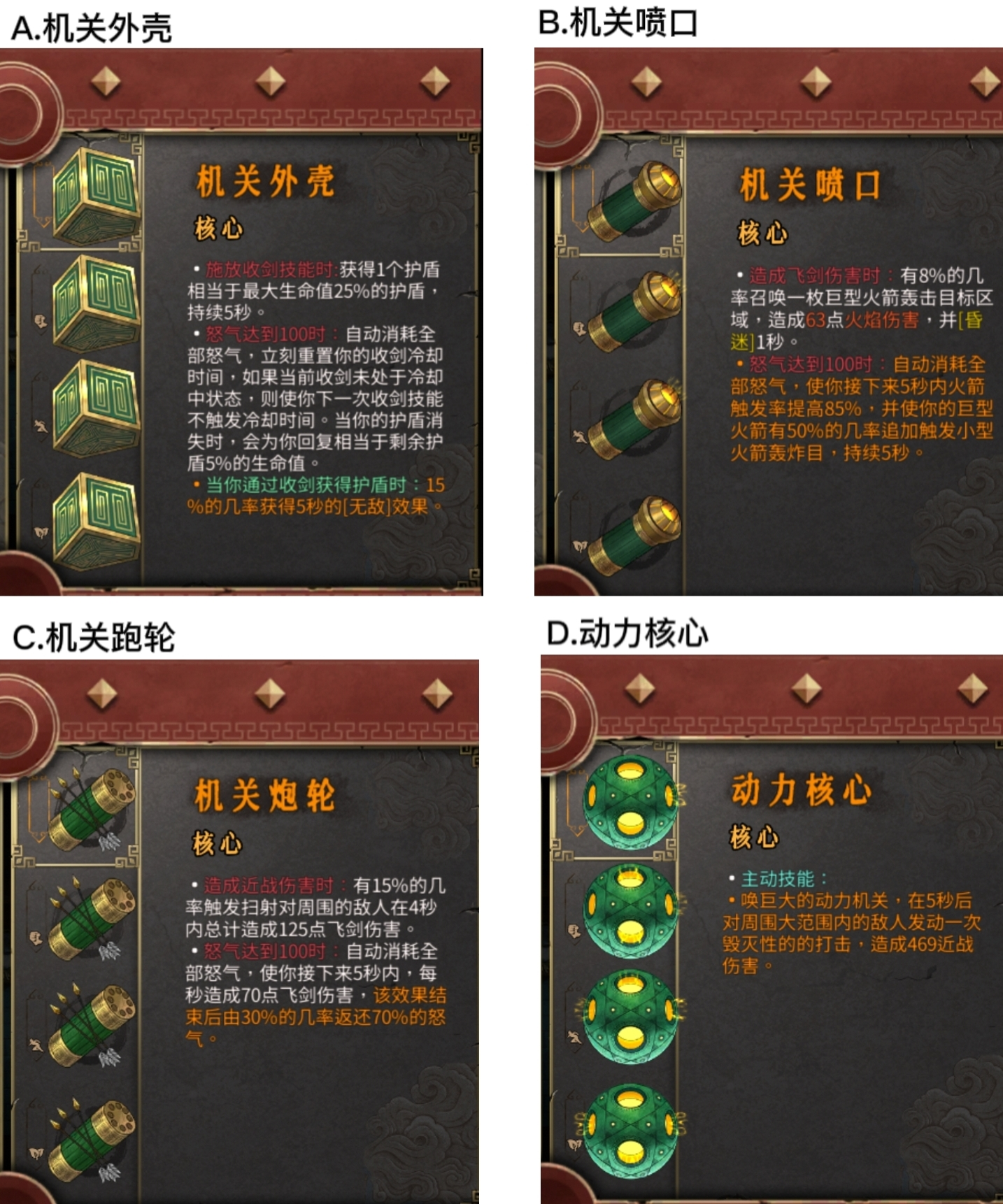 【已开奖】你认为最有科技感的机关圣物是哪个？