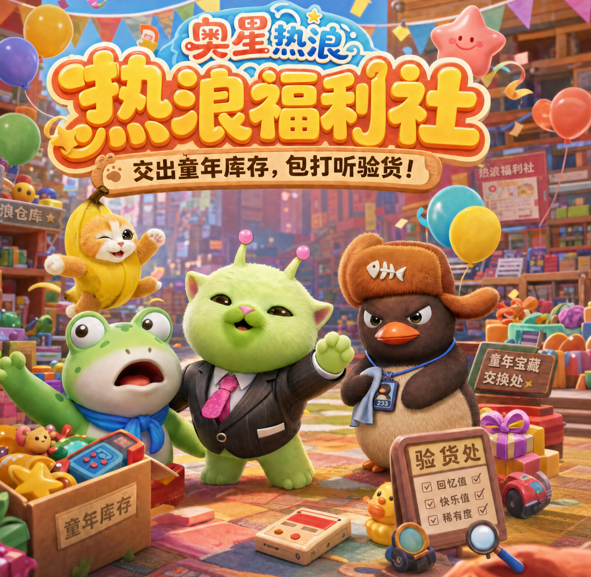 热浪福利社丨交出你小时候的库存，包打听来验货