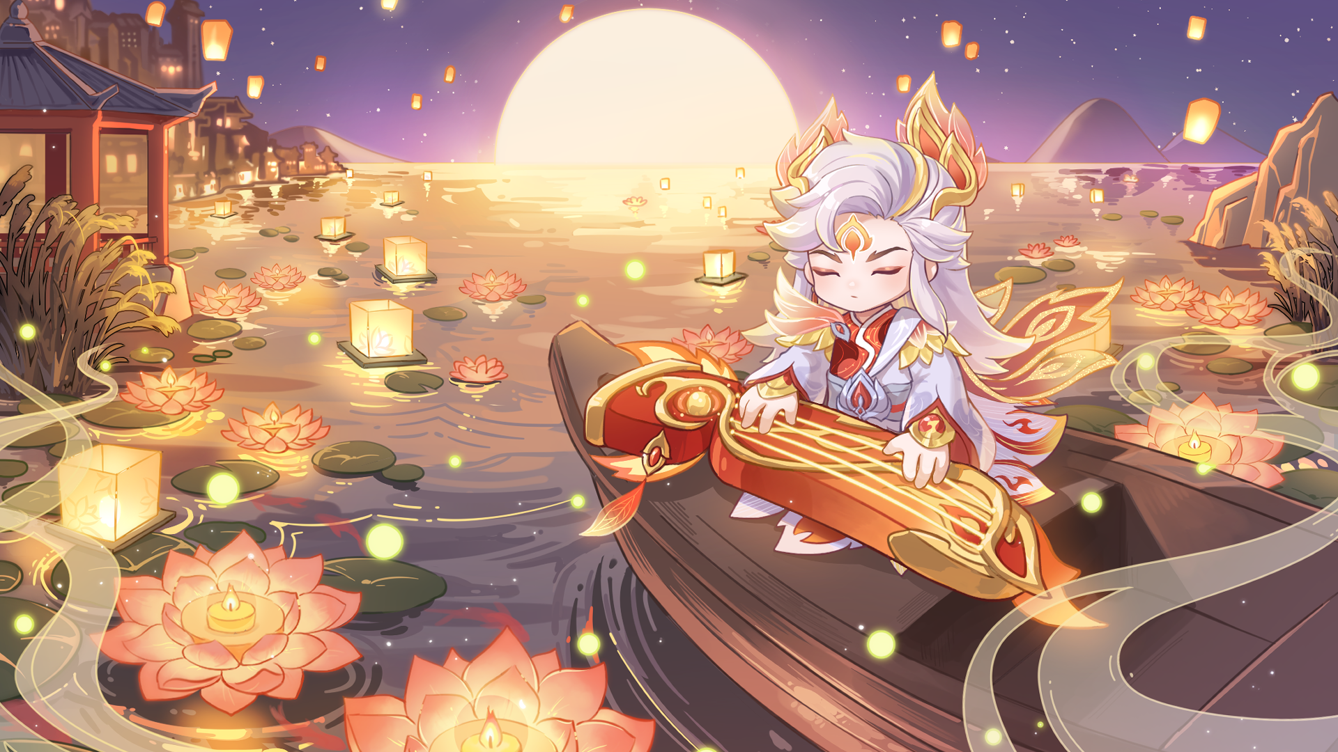 （已开奖）【送Q币】元梦之星丨处暑：河灯寄心愿，夜色添秋韵