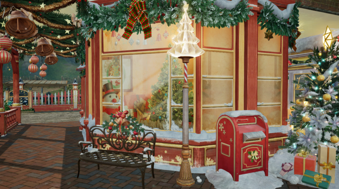 家具爆料  冬日圣诞小镇，流光溢彩的金色童话
