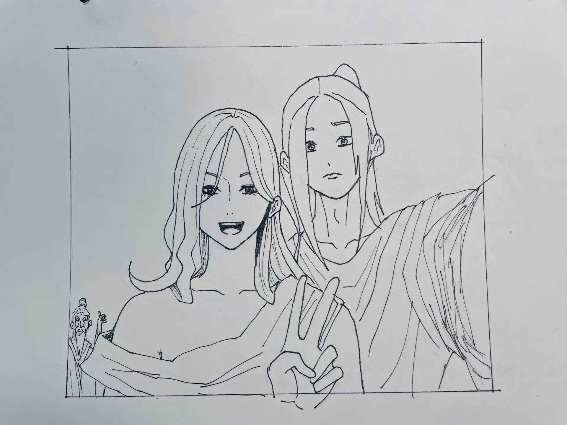 这个画崩了，索性发上来吧。不喜勿喷啊各位，谢谢啦！！！