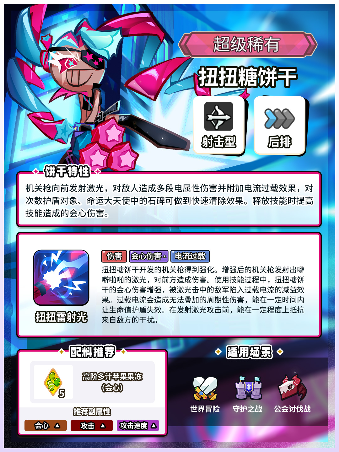 「我们去下一个次元吧！」 扭扭糖饼干 技能情报