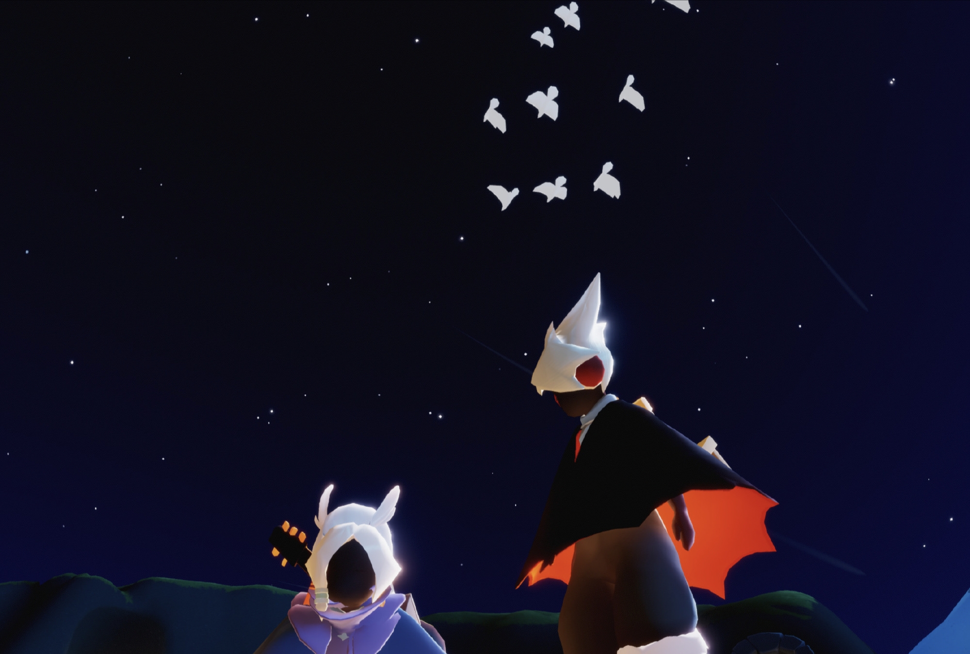 上面的这些就是光之子们在与光遇生物相处时所采取