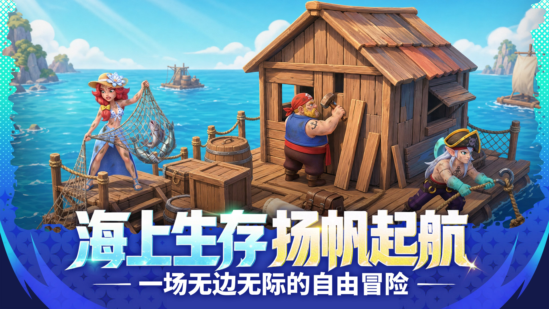 【首发定档8月6日】无限连抽+送月卡！这款海洋冒险手游居然把自走棋搬上了甲板？