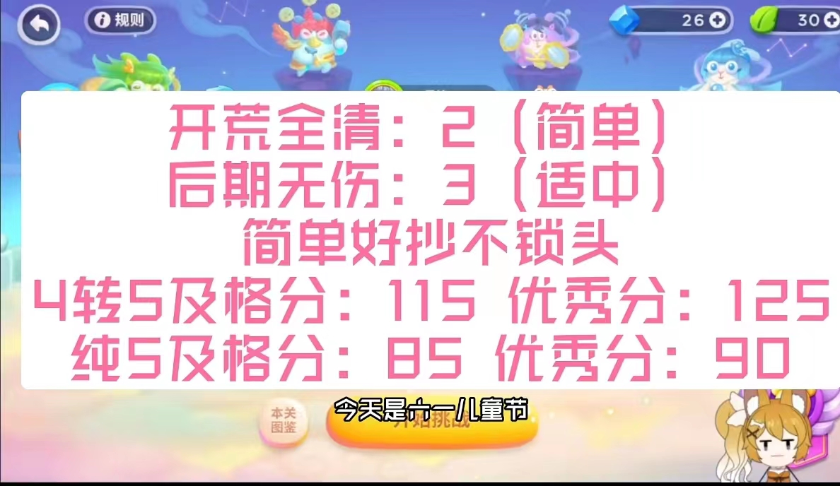保卫萝卜4：6月1日 周四 无伤92令旗攻略 简单好抄不锁头
