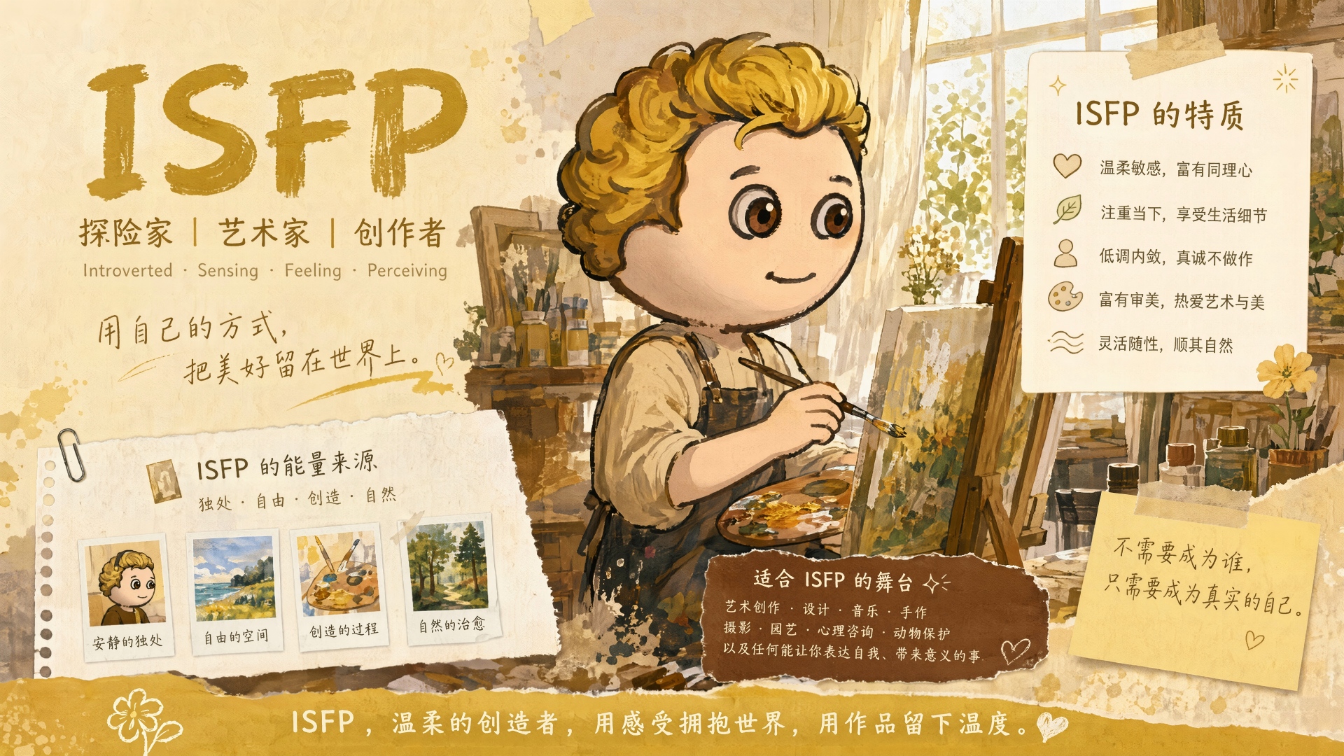 村落MBTI图鉴 | ISFP——夏日里的快乐探险家