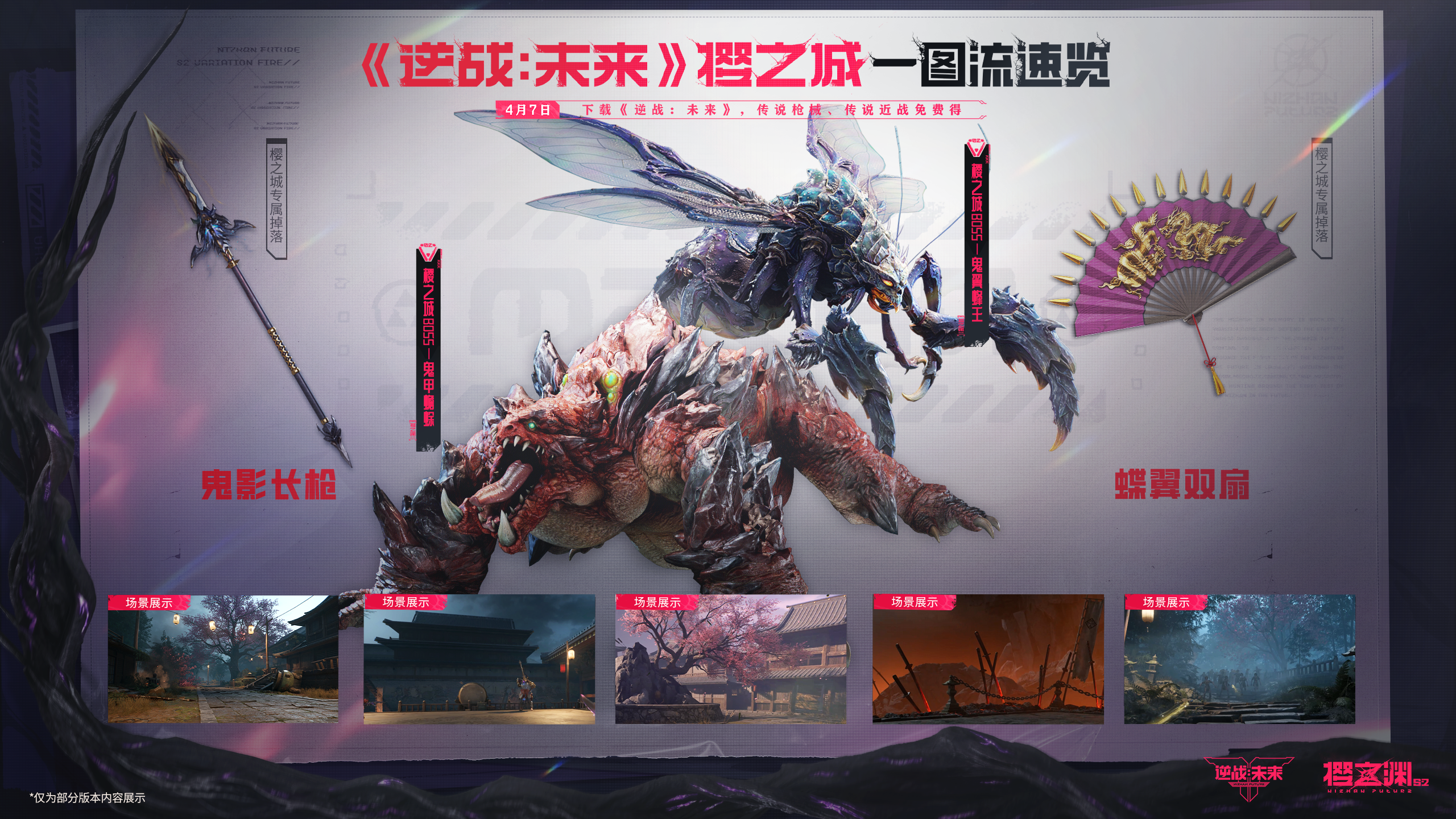 《逆战：未来》S2新赛季「樱之城」一图流速览