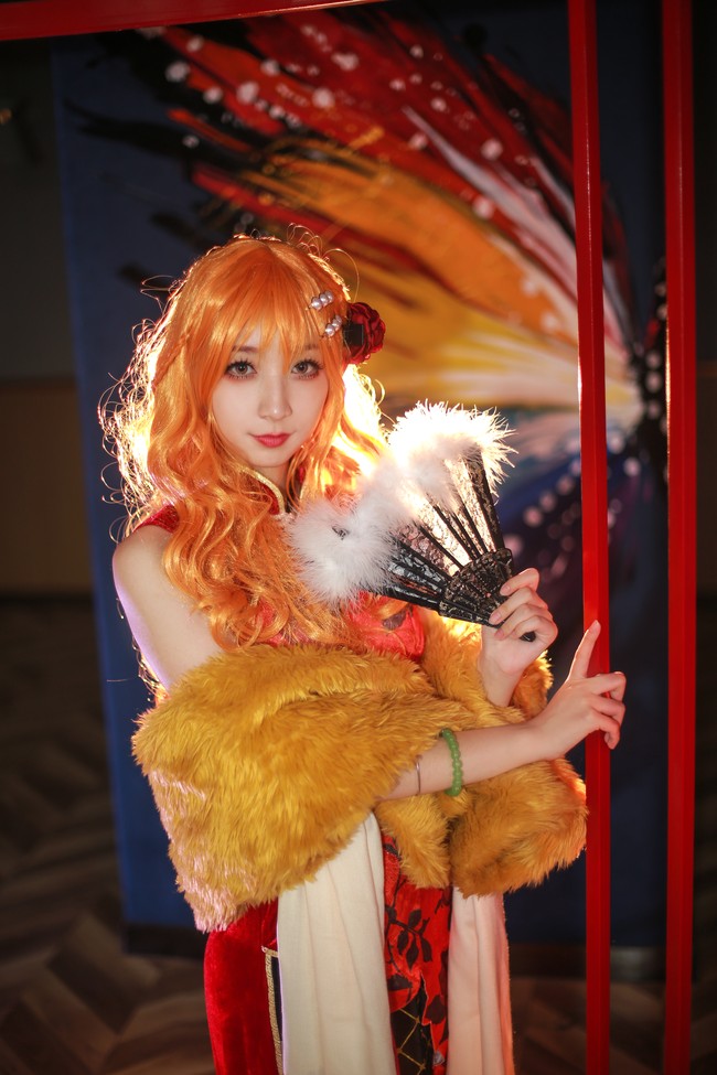 海贼王国风旗袍娜美cos