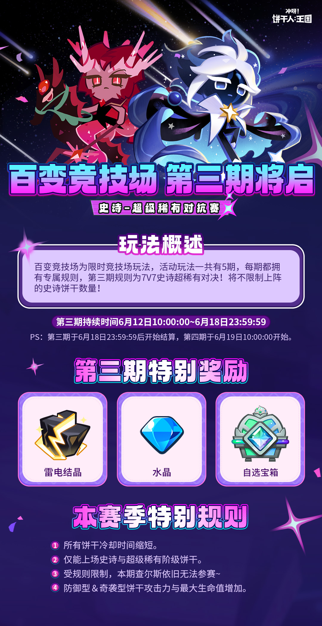 「百变竞技场」第三期！尽情释放技能吧！