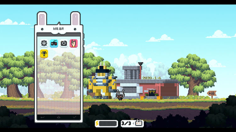 平台游戏《爆破兔头2D》上架Steam 免费试玩Demo同时上线