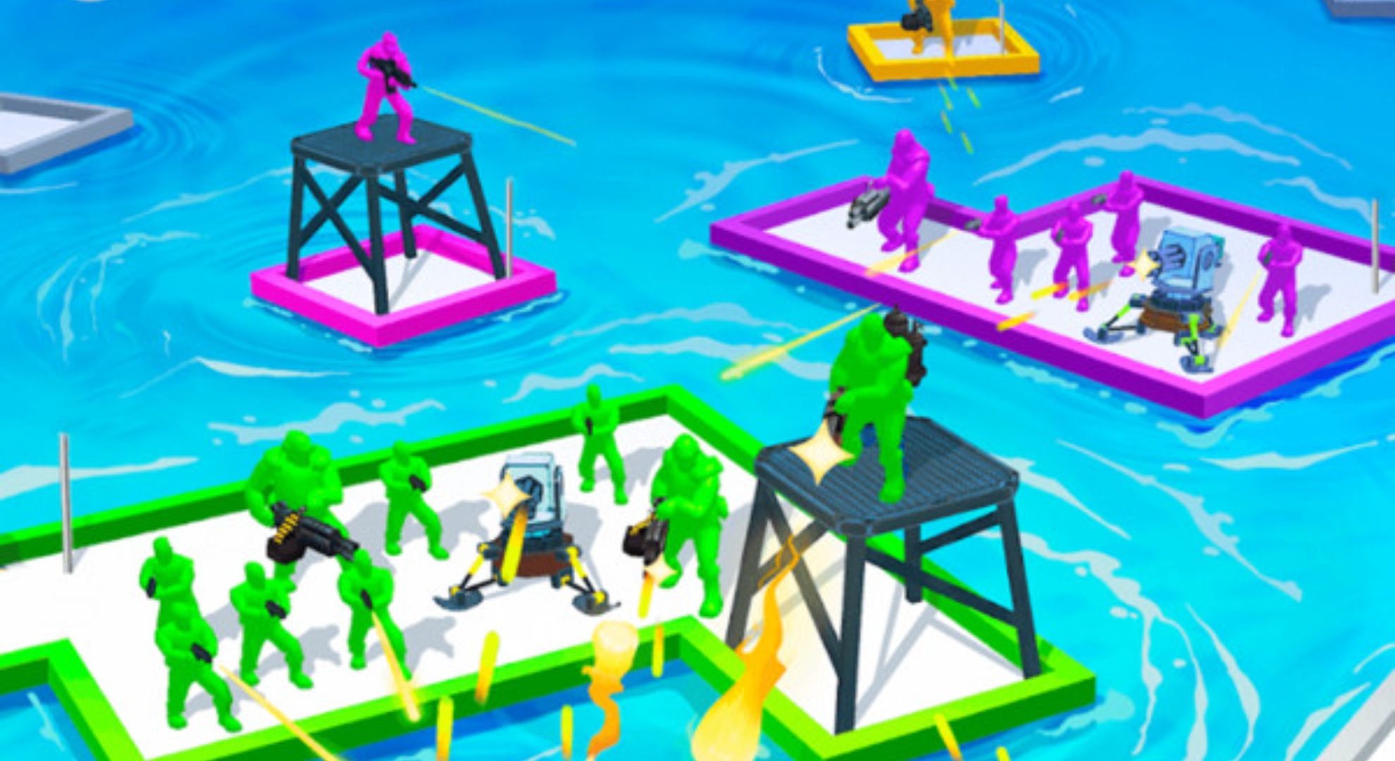 轮船岛屿建造：漂流筑岛，解锁海上枪战新玩法。