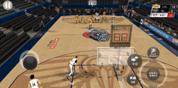 美职篮2K20：五外线球员组合找空位打突破轻松拿下三分