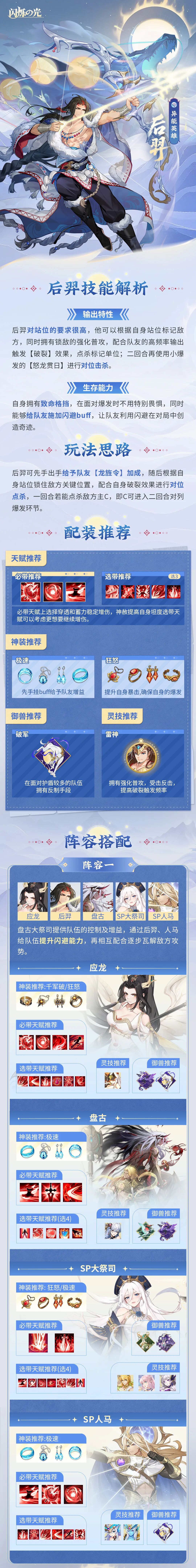 新异能上线，是龙马队的大补强还是烧血队的新队友？最硬核的养成阵容推荐来了！