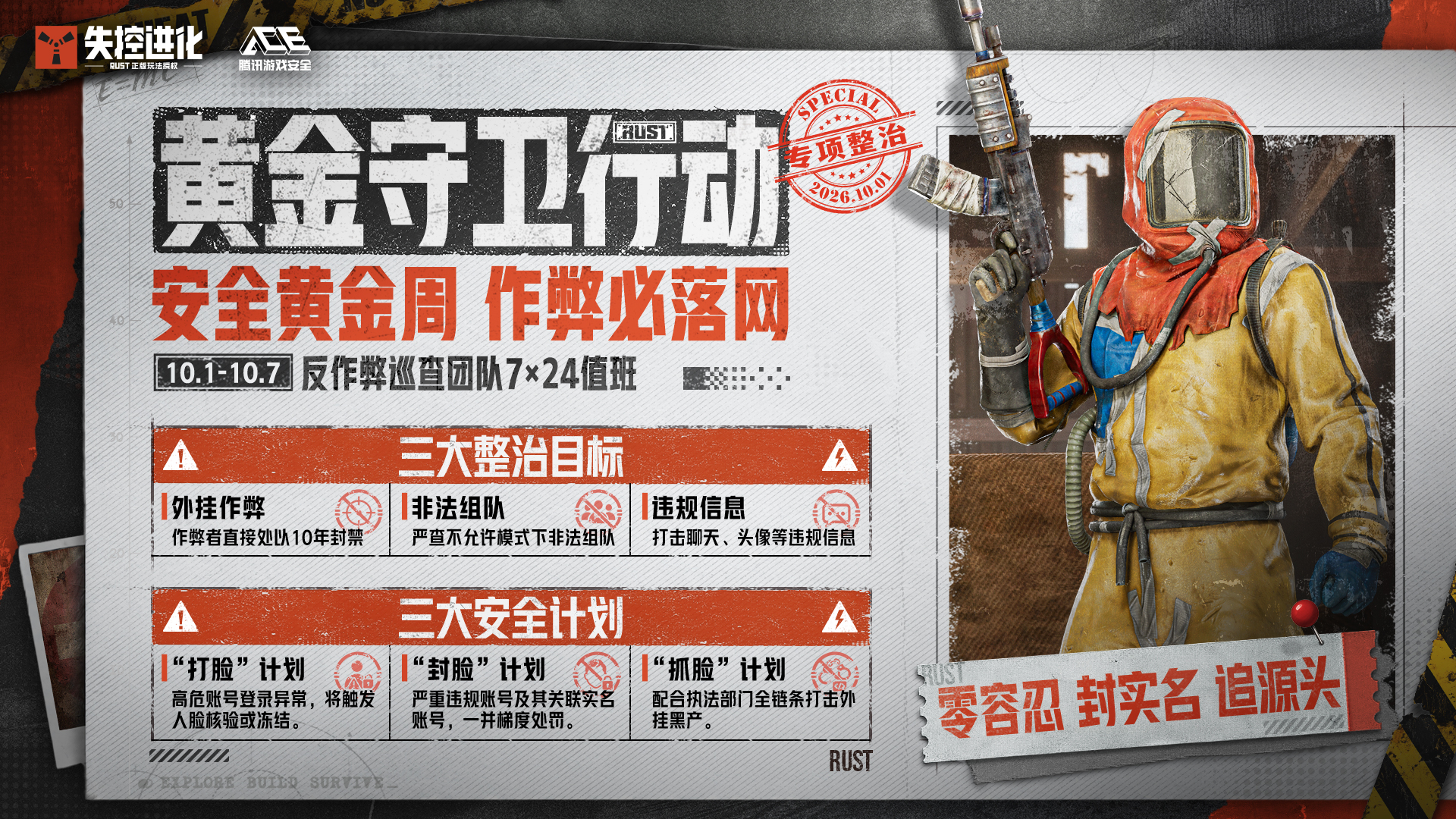 黄金守卫行动开启！安全黄金周，作弊必落网！