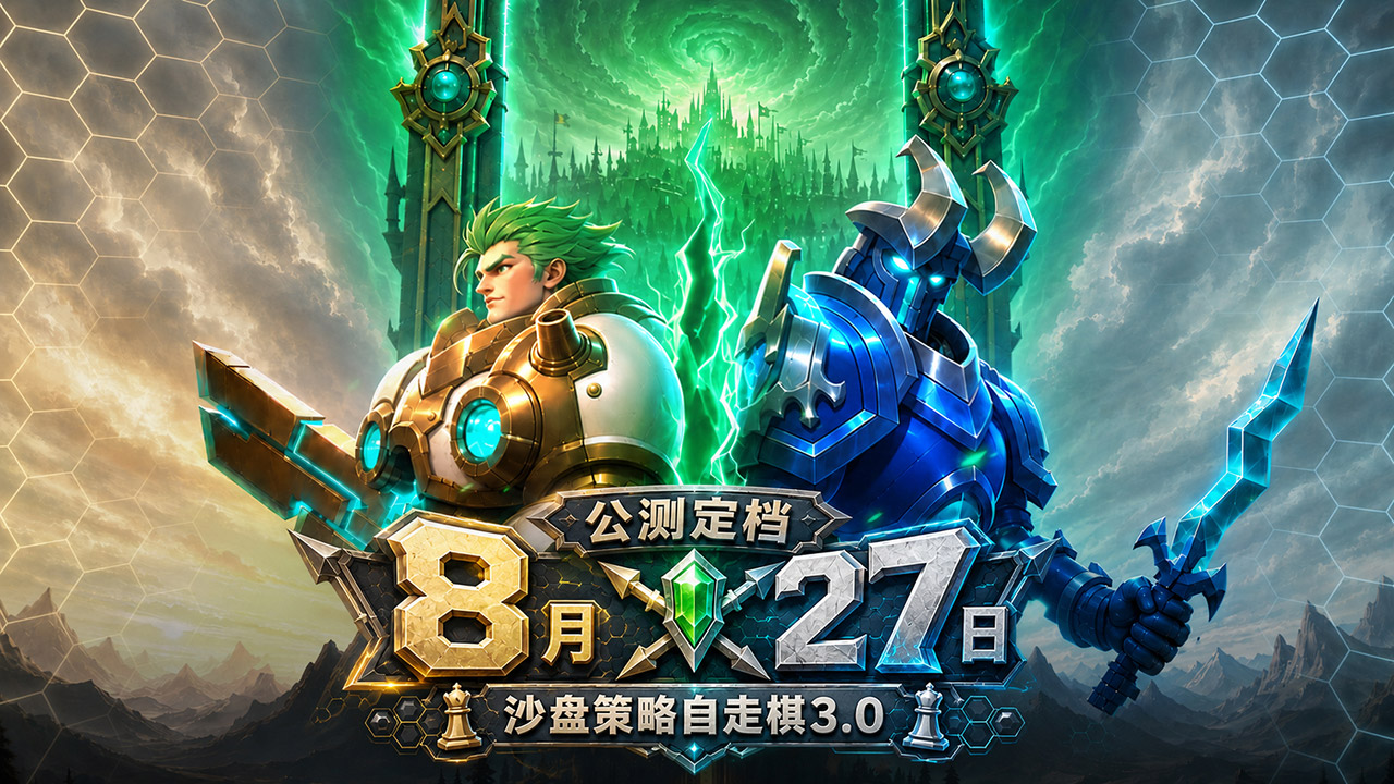 【文末抽奖】策略自走棋《排兵布阵》8 月 27 日全平台公测，联赛开战送黄金好礼！