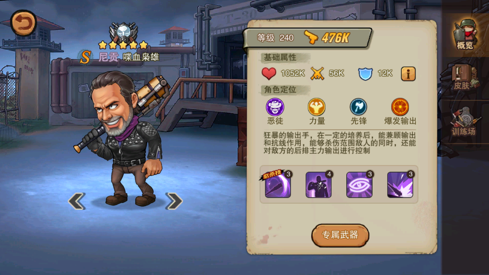 厄徒阵营角色分析
