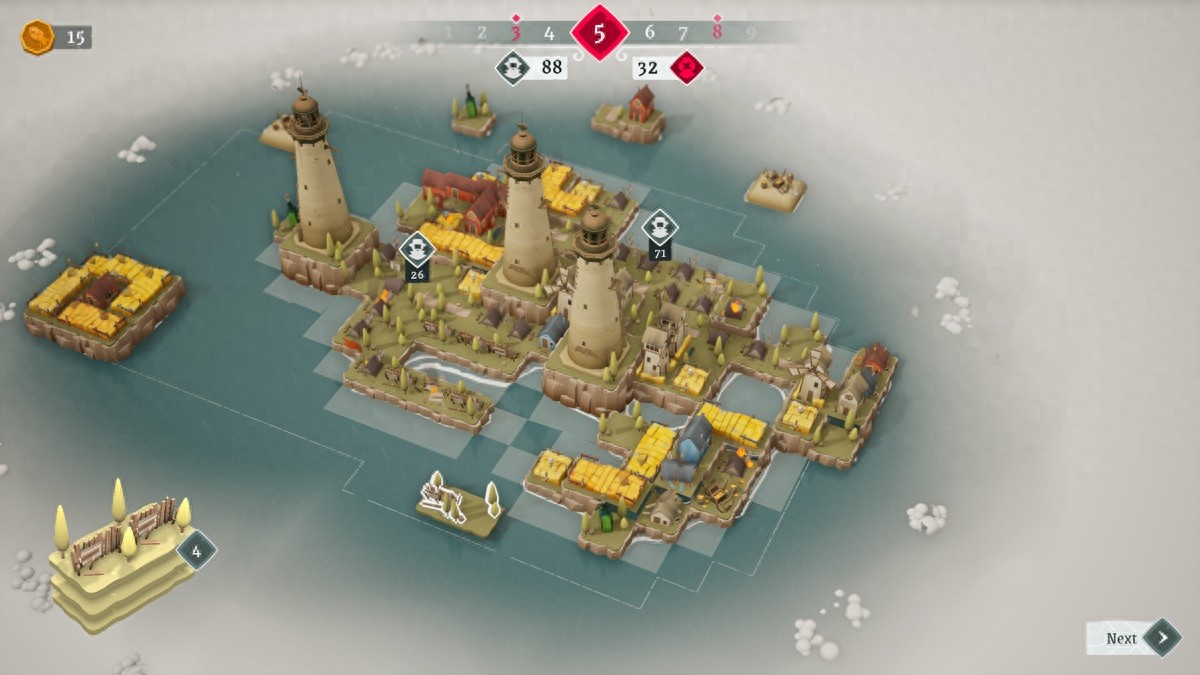《Shore Tiles》已发售：铺设式策略游戏，围绕灯塔造岛，Steam首发24.65元