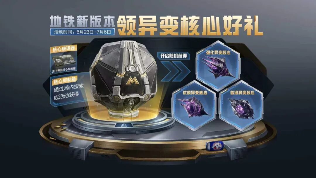 新活动爆料丨新版本即将开启，打卡情报领物资币，还有地铁异变核心福利等你拿！