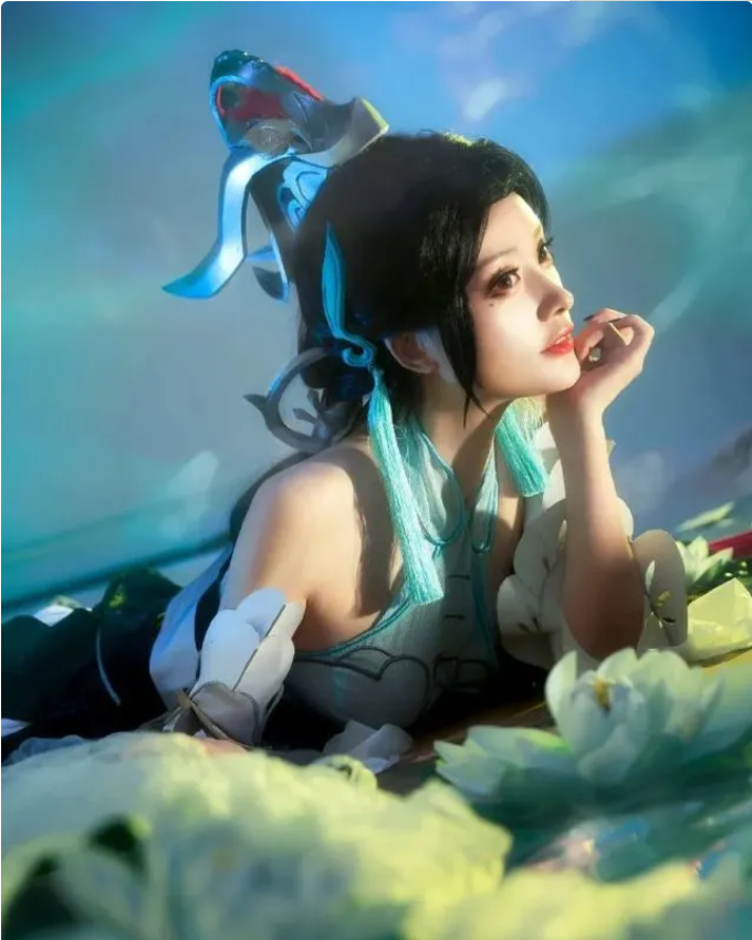 cos王者荣耀大乔白鹤梁神女cos正片