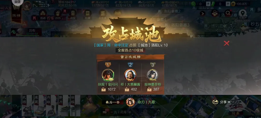 校友赛洛阳已被攻下丨局势扑朔迷离，谁能笑到最后？
