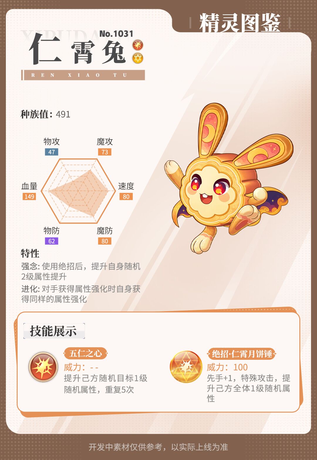 精灵百科|中秋限定精灵·仁霄兔&星夜返场