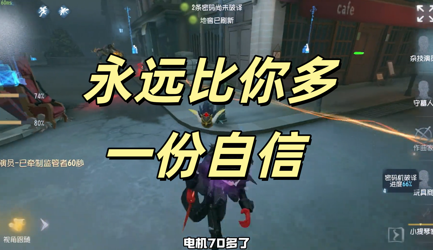 永远比你多一份自信 