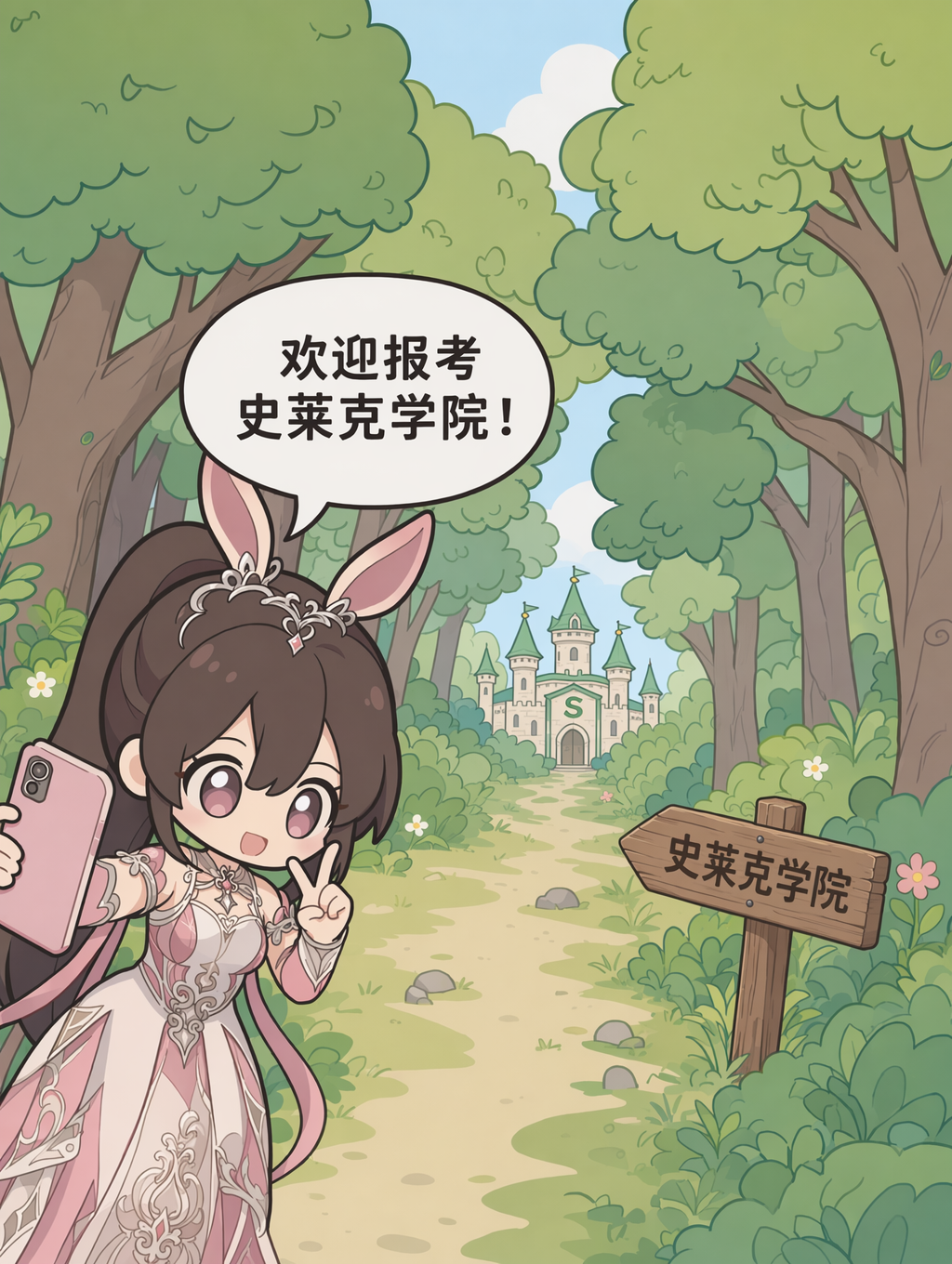 【四格条漫】欢迎报考史莱克学院！