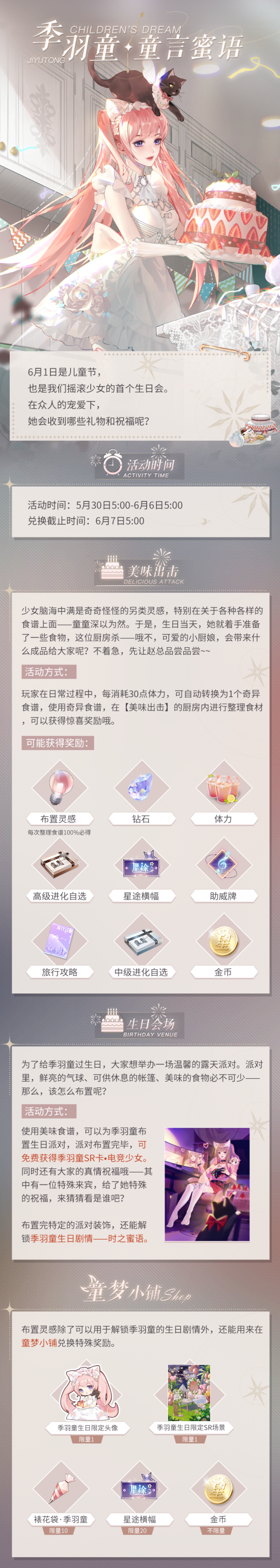 童言蜜语丨季羽童生日庆典活动一览