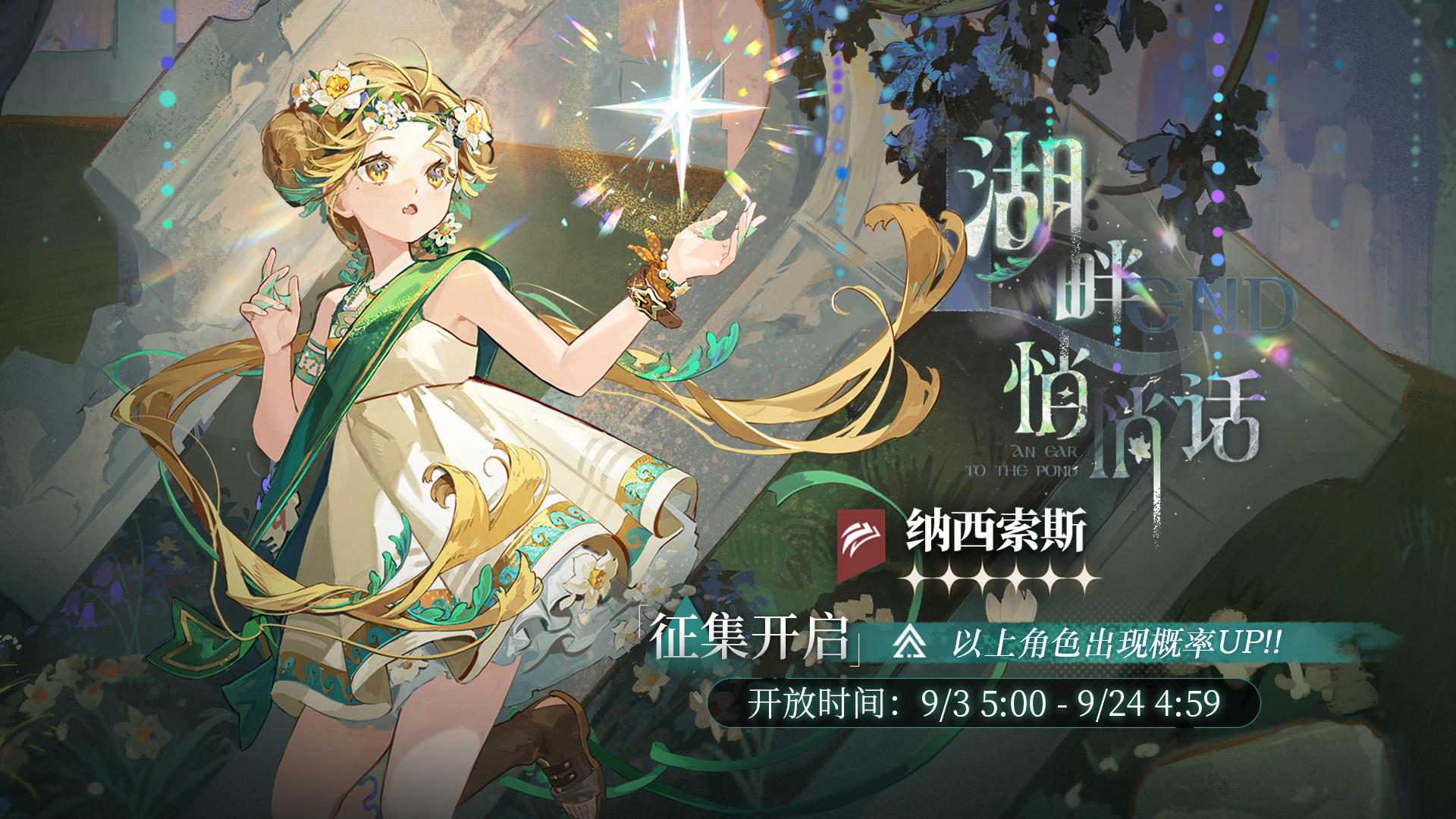 【湖畔悄悄话】活动征集现已开启，【纳西索斯】受邀概率UP！