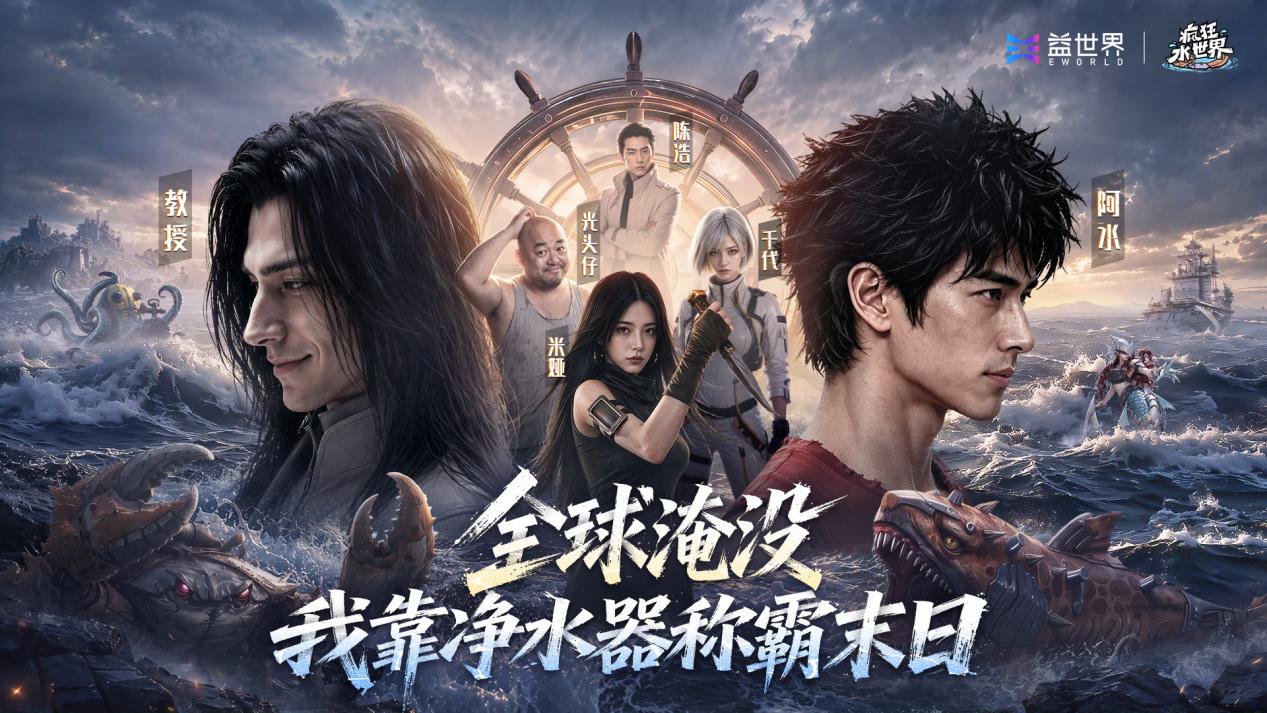 AI真人短剧《全球淹没，我靠净水器称霸末日》上线！