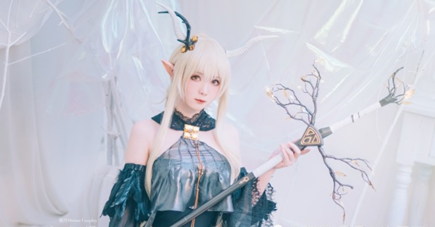 Cosplay欣赏丨明日方舟·闪灵丨cos正片，让我用爱来治疗你吧