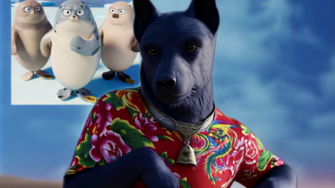 黑皇和飞子挑战全网最晚海豹舞