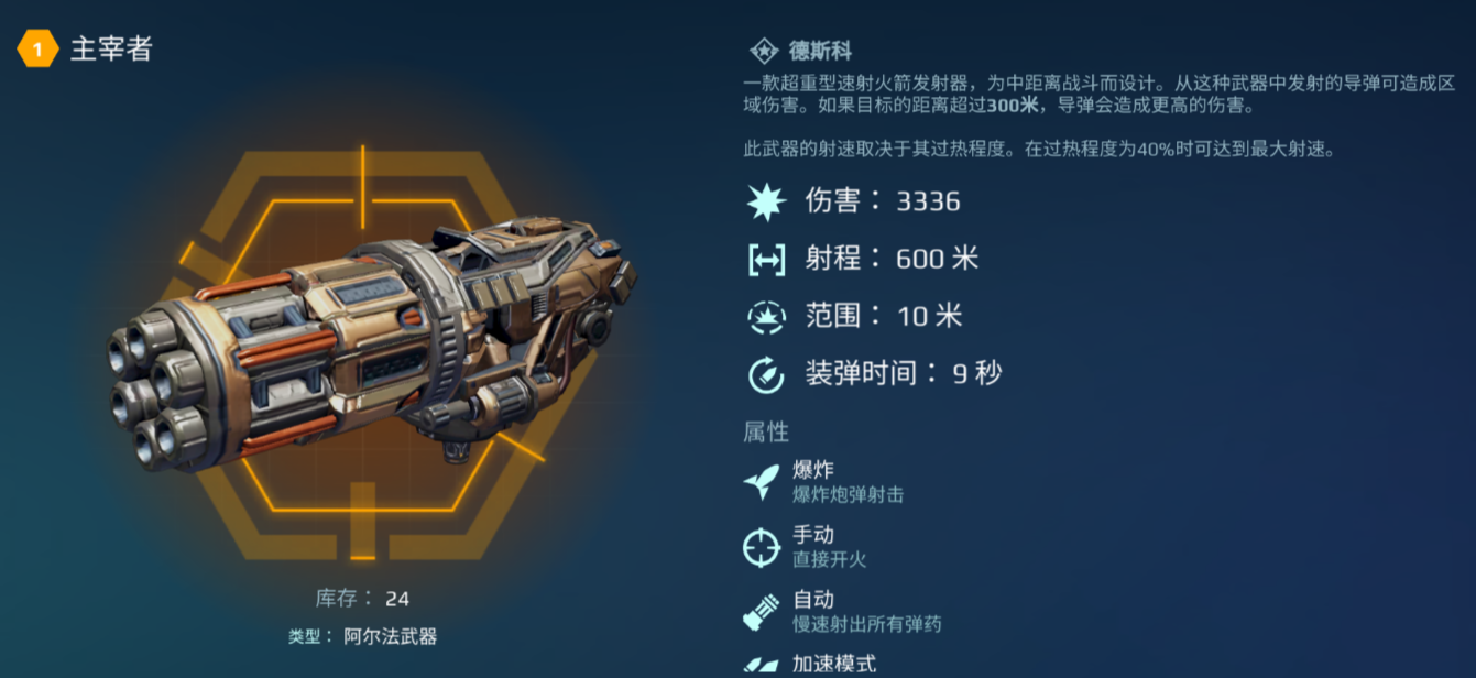 火力之王！“转轮炸”泰坦武器解析