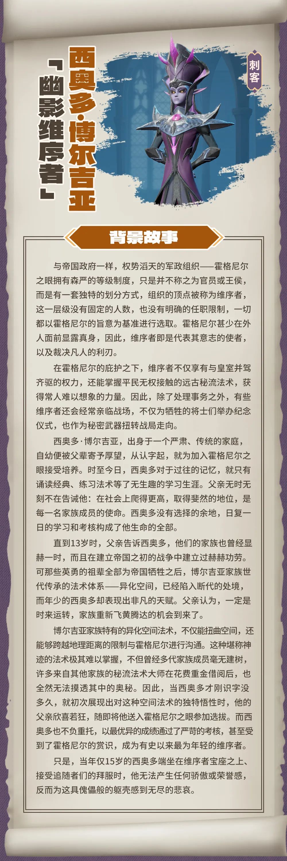 背景故事丨幽影维序者-西奥多·博尔吉亚