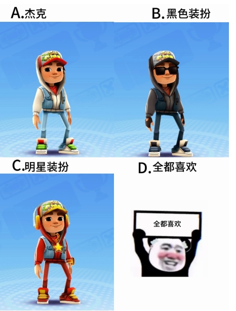 【已开奖】你最喜欢杰克的哪个装扮？