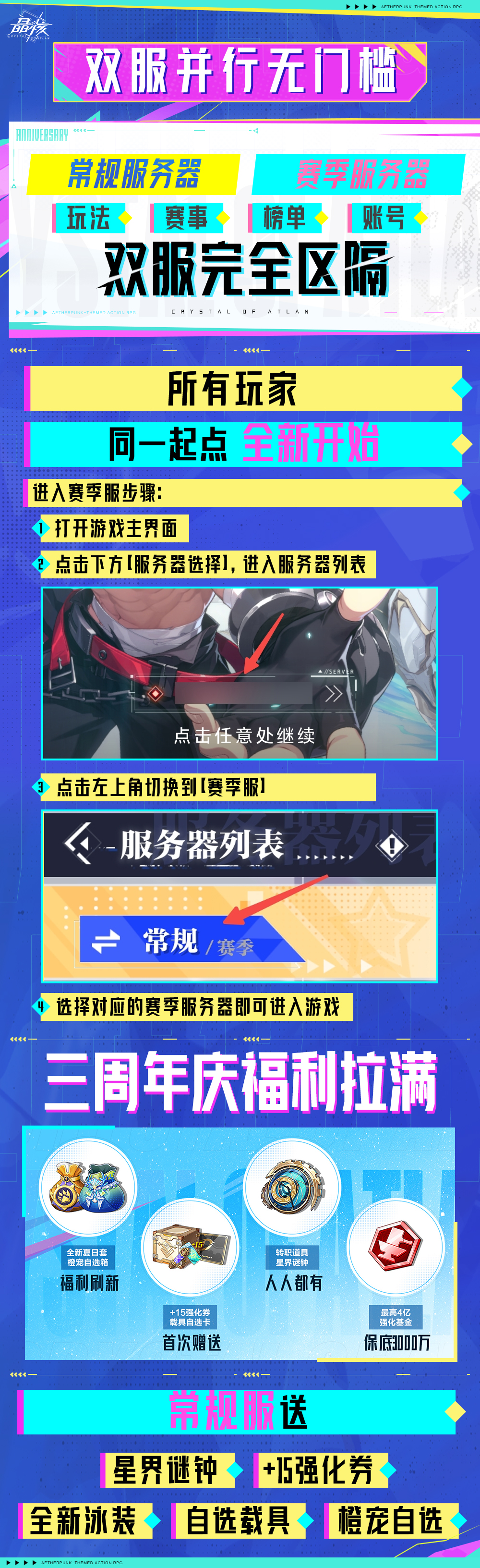 双服并行无门槛！《晶核》赛季服今日正式上线！