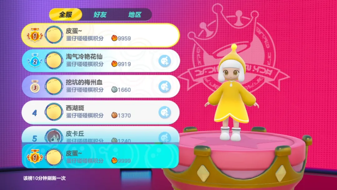 【蛋仔碰碰棋】不知道啊，碰着碰着就上榜了