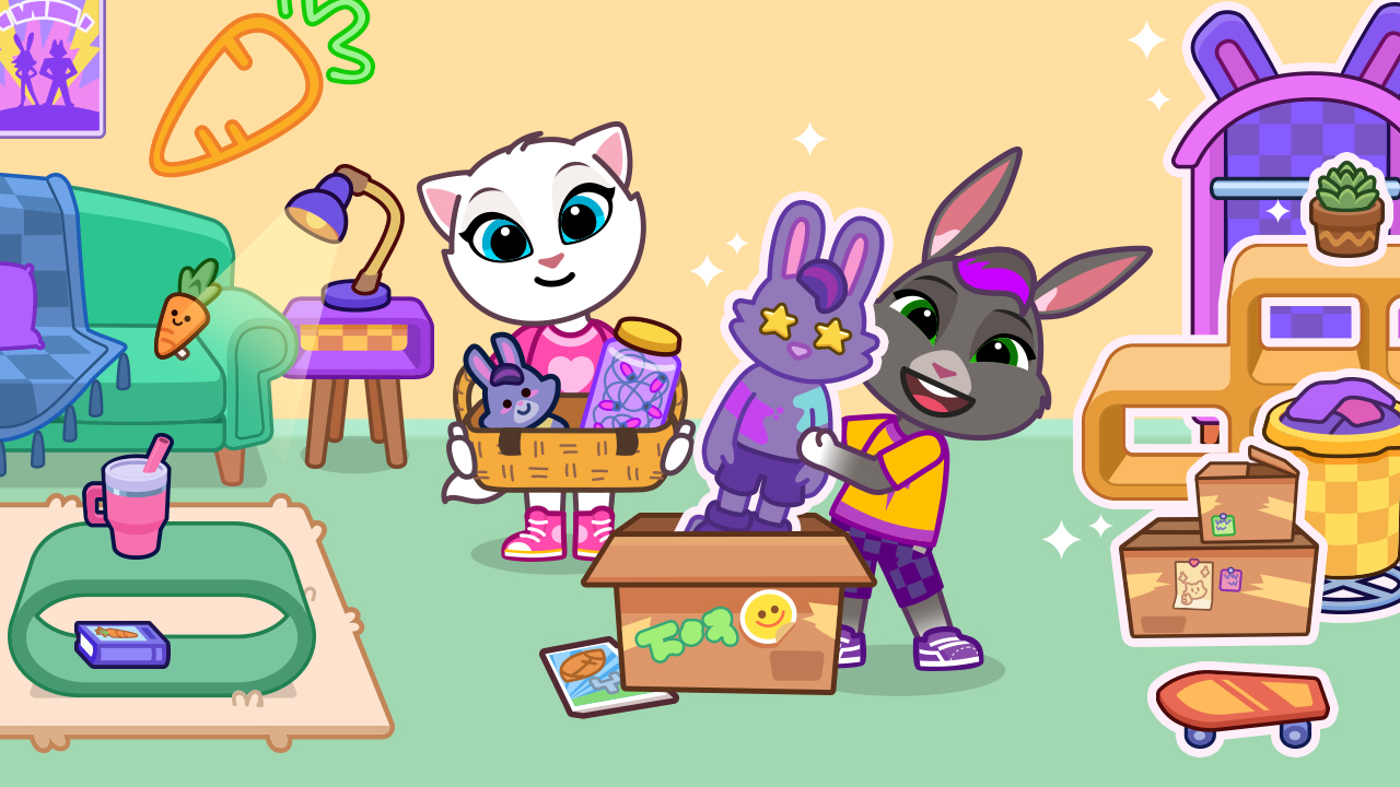 《汤姆猫小镇》3月18日版本更新：萌兔寻趣启新程，治愈欢喜伴同行！