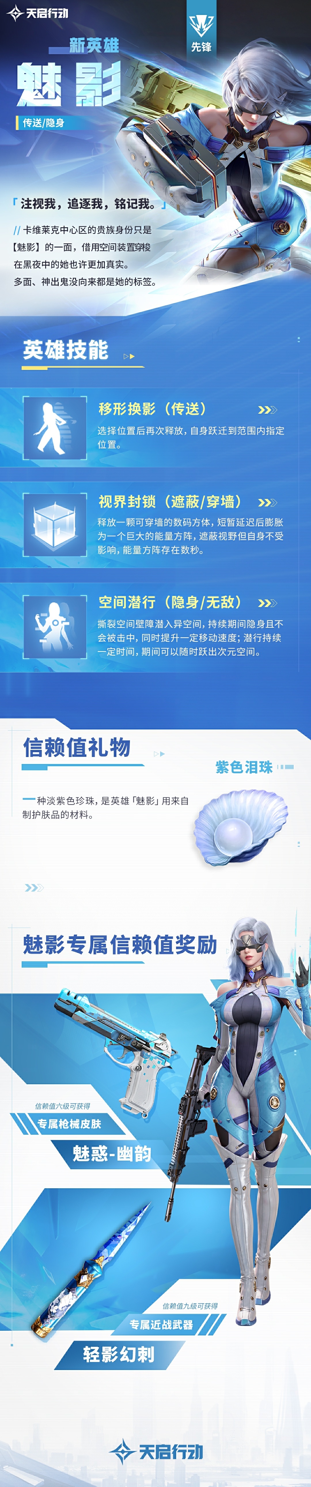 《天启行动》技能介绍 | 魅影