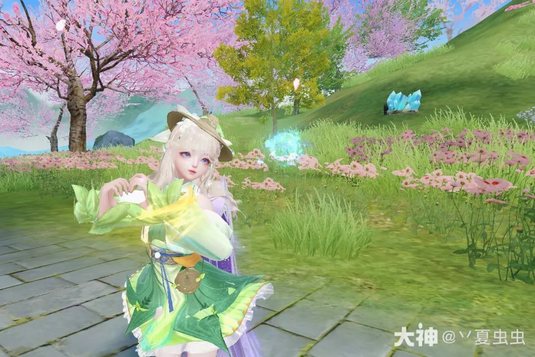 【话题讨论】青青山间草，悠悠春绪长，这套新时装向你发来踏青邀请！