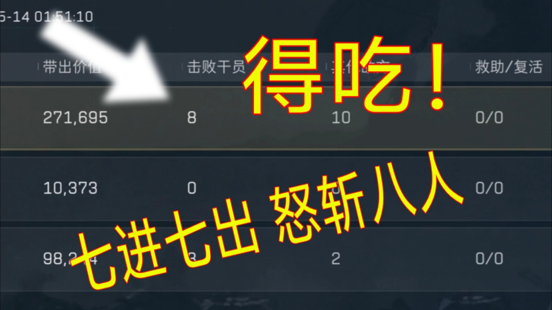 做任务怒鲨八人 年轻反应就是快