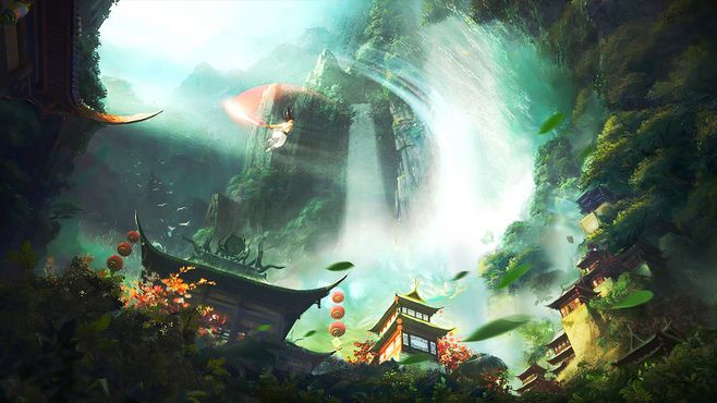 大型mmo仙侠修仙结缘手游,具备古风画面,仙侣结缘,精致场景等游戏特色
