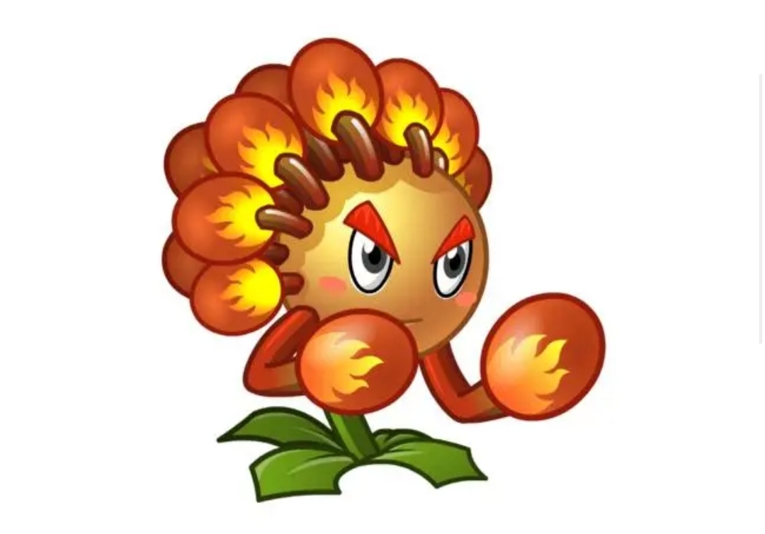 植物大战僵尸2:植物也能红红火火，盘点游戏里的火系植物
