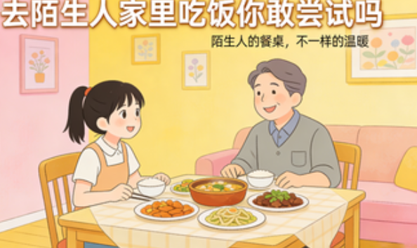 去陌生人家里吃饭你敢尝试吗