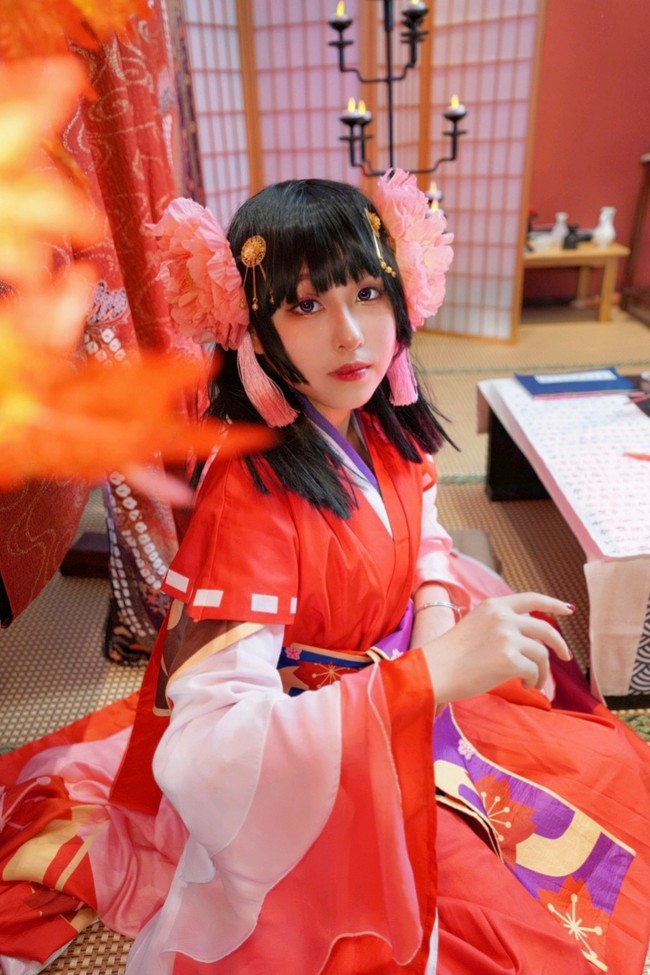 阴阳师樱花妖cos正片到了樱花飘落的时节就请你回到我的身边