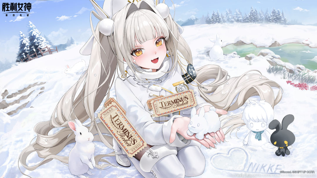 妮姬日常相簿 | 调皮的雪兔子