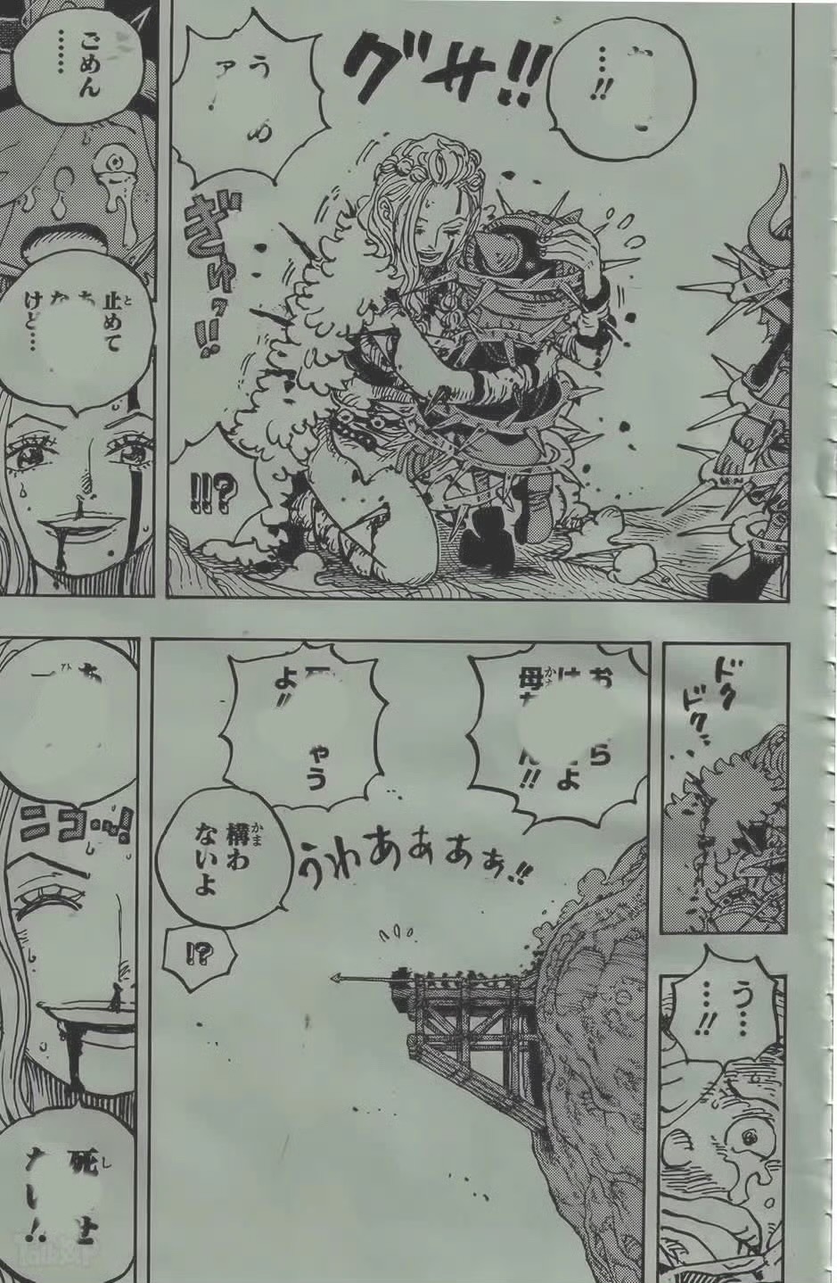 《航海王》漫画1174话：“巨龙”洛基降下雷雪，五档路飞反击神之骑士团？